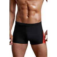 Hip Negro Short Traje De Baño Elástico Hombre