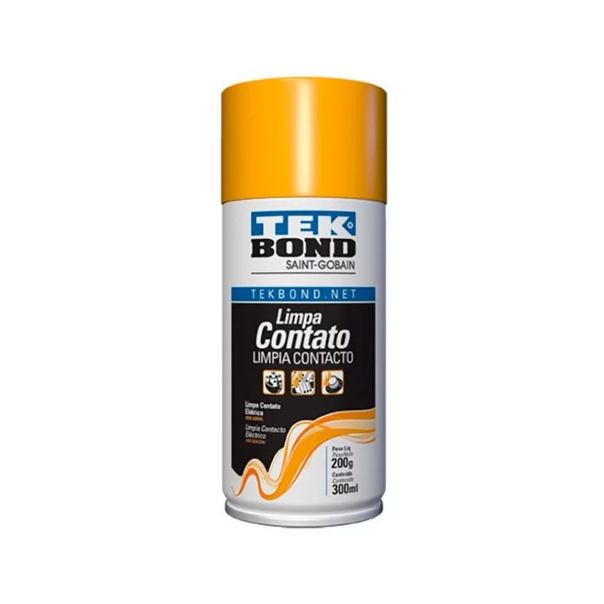 TEKBOND - Limpia Contacto Eléctricos En Spray 300 Ml Tekbond