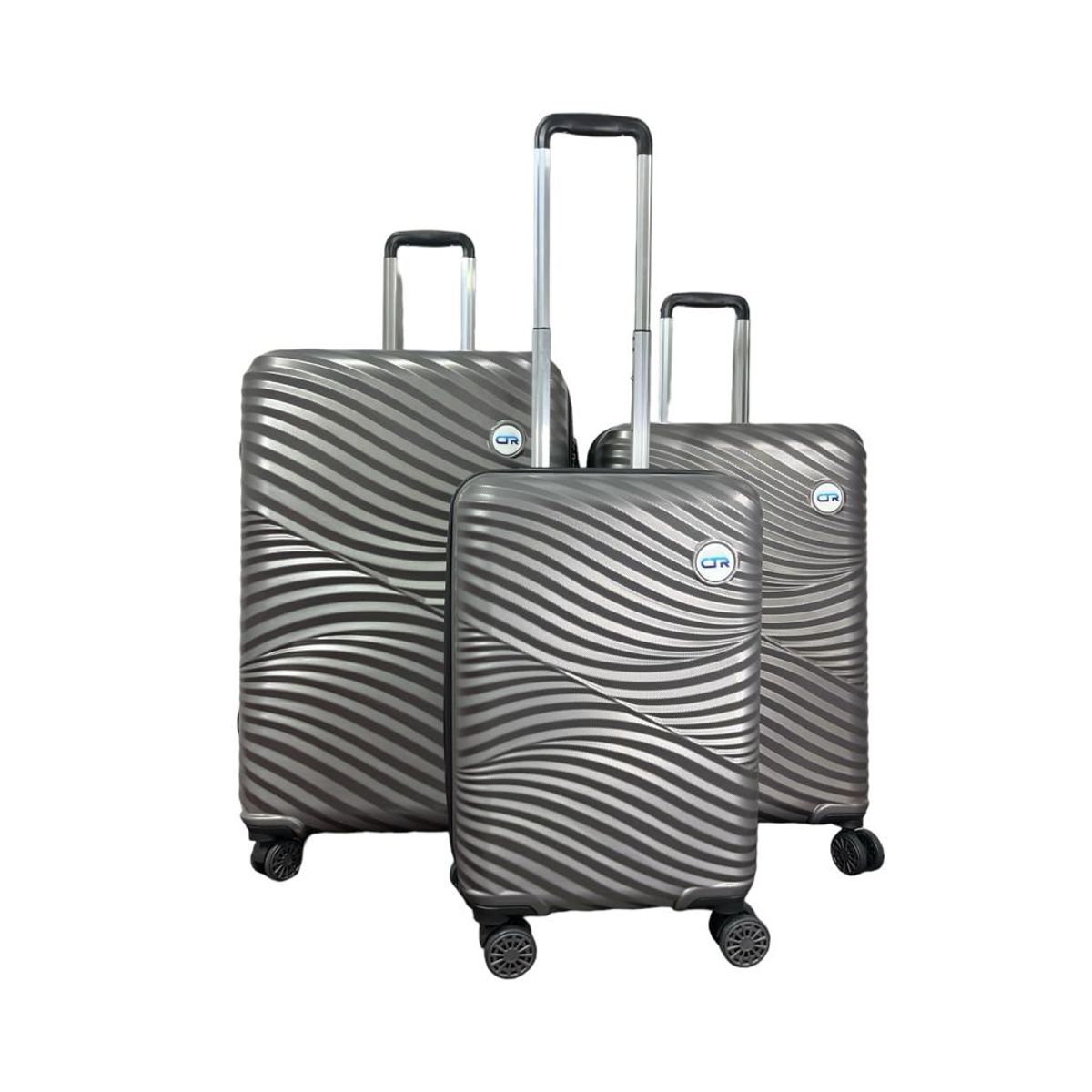 OX - SET 3 MALETAS SAHARA CTR  GRIS L+ M+ S