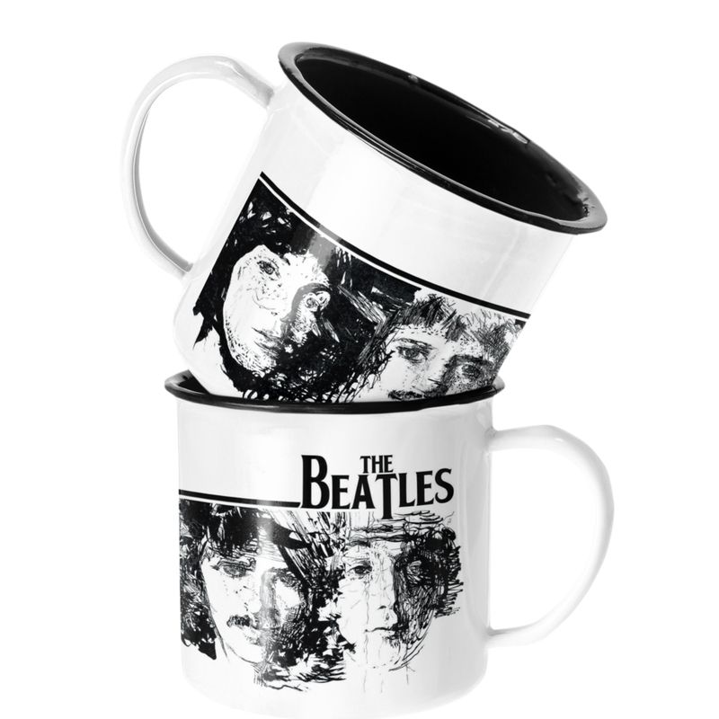 SM - Taza Enlozada Lechera The Beatles Musica Rock SM