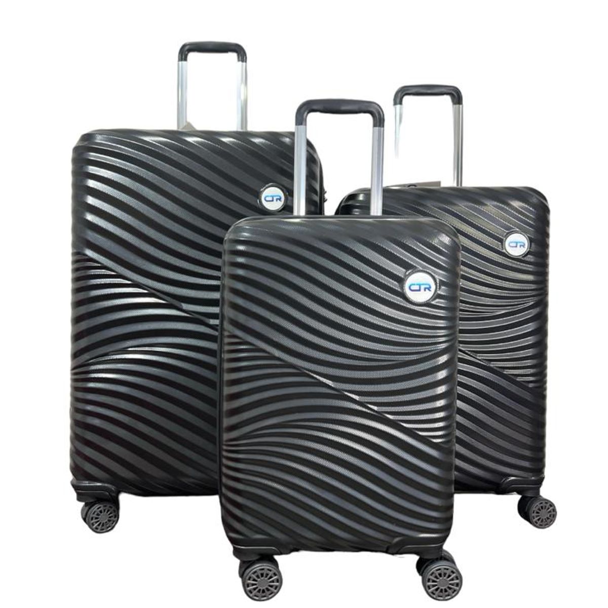 OX - SET 3 MALETAS SAHARA CTR  NEGRO L+ M+ S