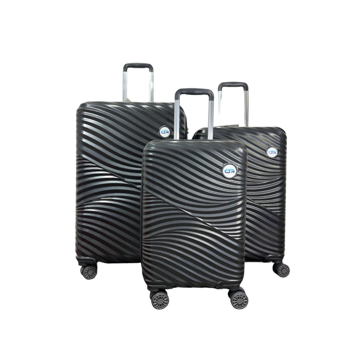 OX - SET 3 MALETAS SAHARA CTR  NEGRO L+ M+ S