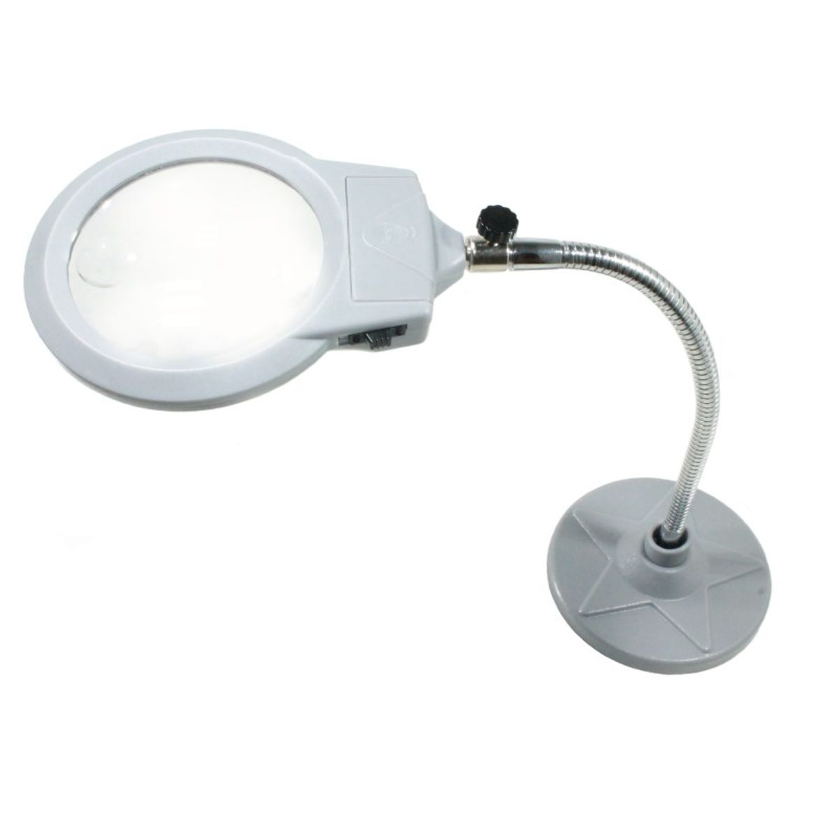 GENERICO - Tercera Mano con Lupa de 90mm dioptría 2X