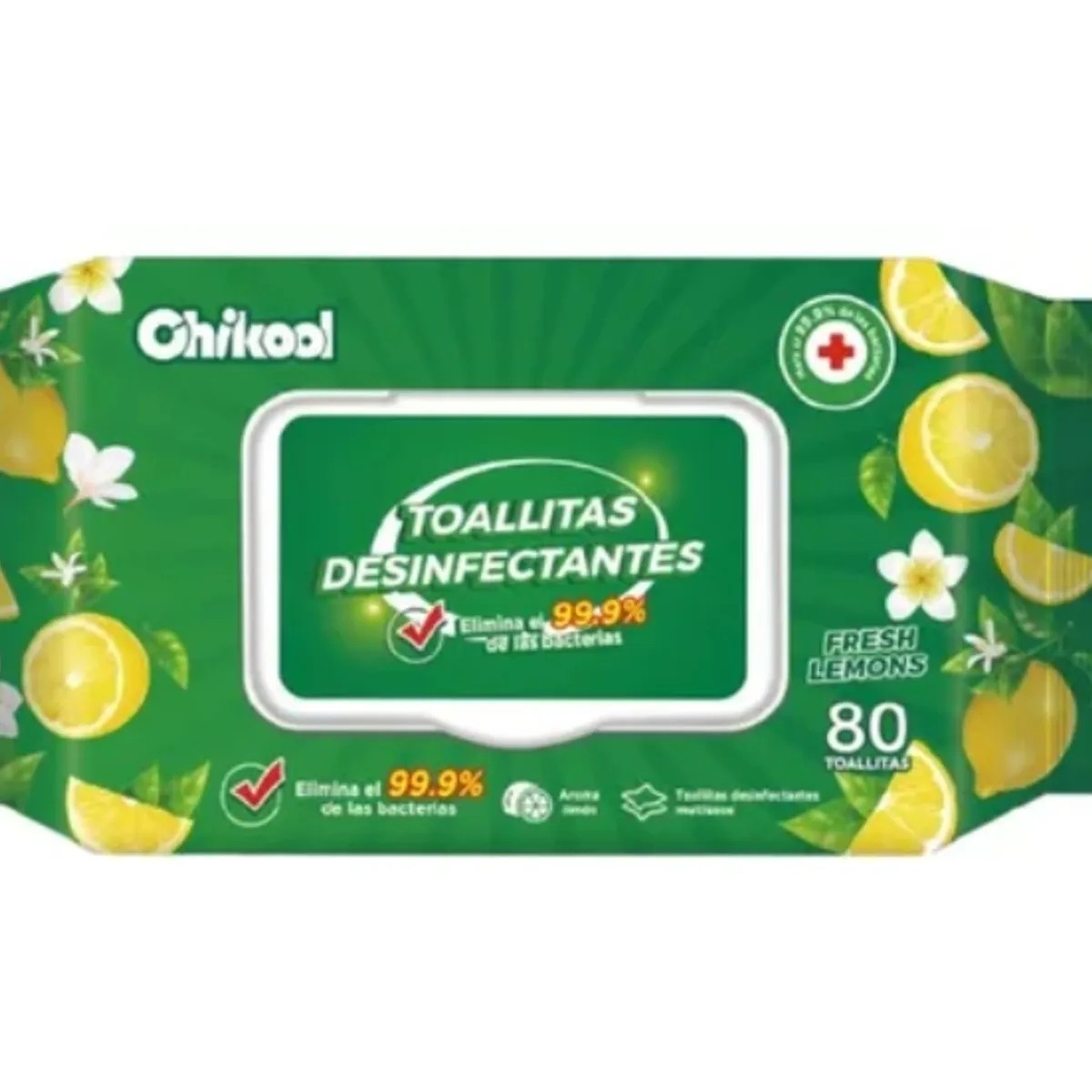 GENERICO - 18 Paquetes Toallitas Desinfectantes Chikool