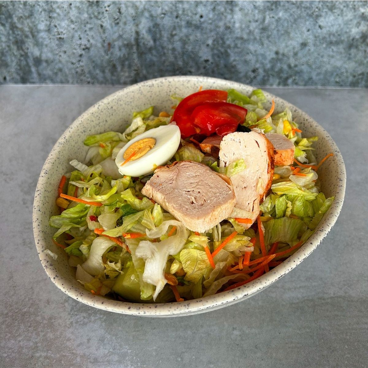 IMAHE - BOWL OVALADO MELAMINA GRANITO BLANCO 1100 ML IMAHE