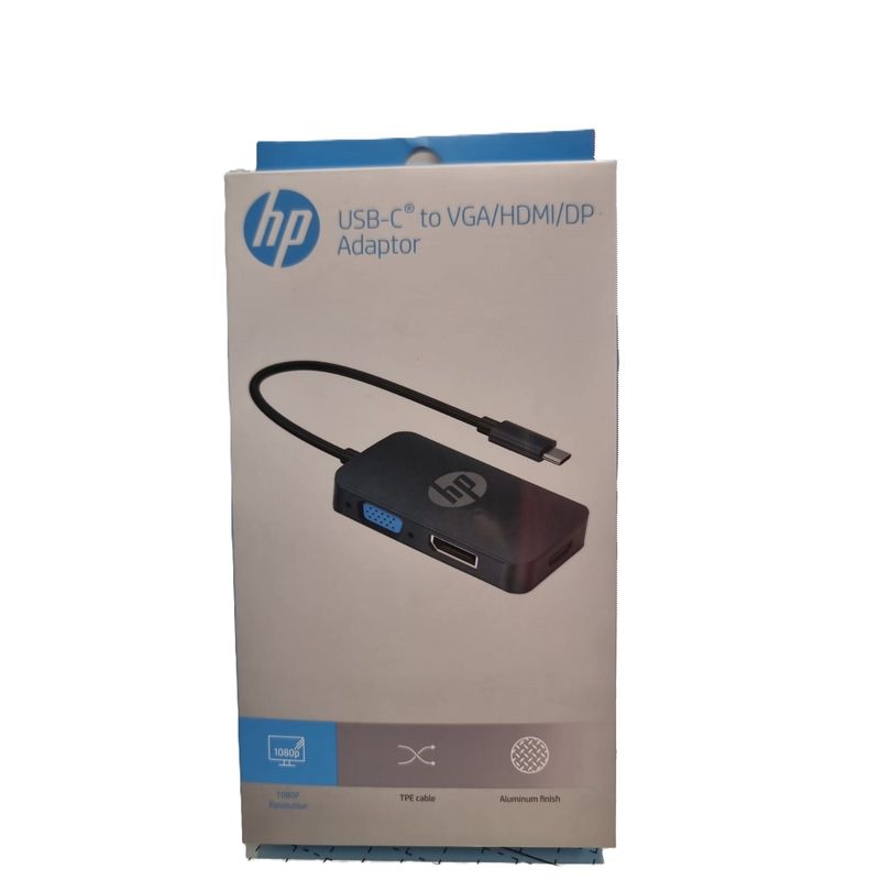 HP - ADAPTADOR MULTIPUERTO USB C A VGA DISPLAY HDMI HP