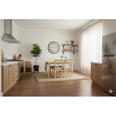Imagen 2 del producto Comedor Castilla 4 Sillas Tapiz Beige