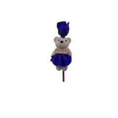GENERICO - Rosa Flor Con Oso Feliz Dia San Valentin Varios Colores