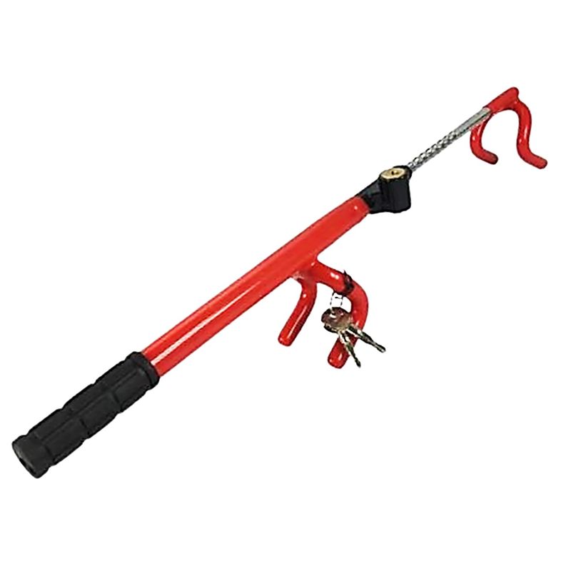 GOODCAR - Traba Volante Antirrobo Reforzado Auto + 2 Llaves
