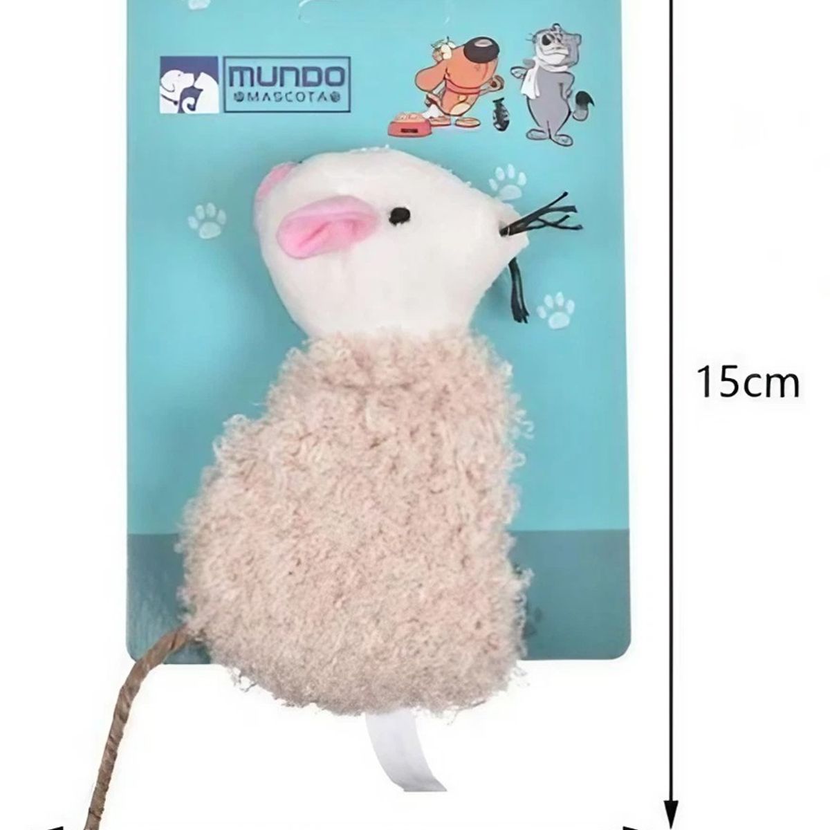 GENERICO - Juguete Para Tu Gato Peluche Catnip Peluche Ratoncito