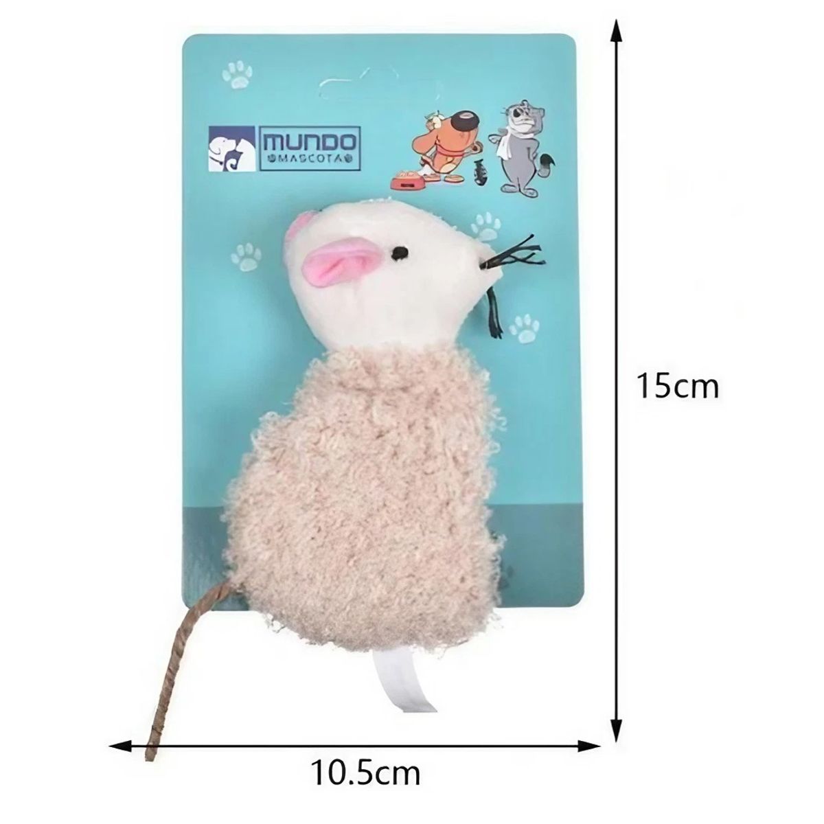 GENERICO - Juguete Para Tu Gato Peluche Catnip Peluche Ratoncito