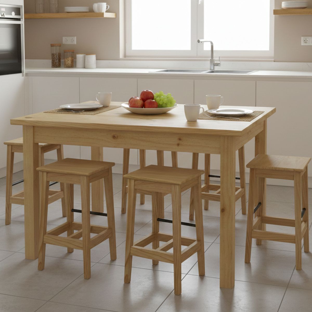 MUEBLES NATIVA - Mesa castilla