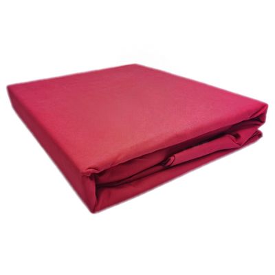 Imagen 2 del producto Juego de Sábana 200 Hilos Algodón Poliéster Sabana 1.5 Plazas Rojo