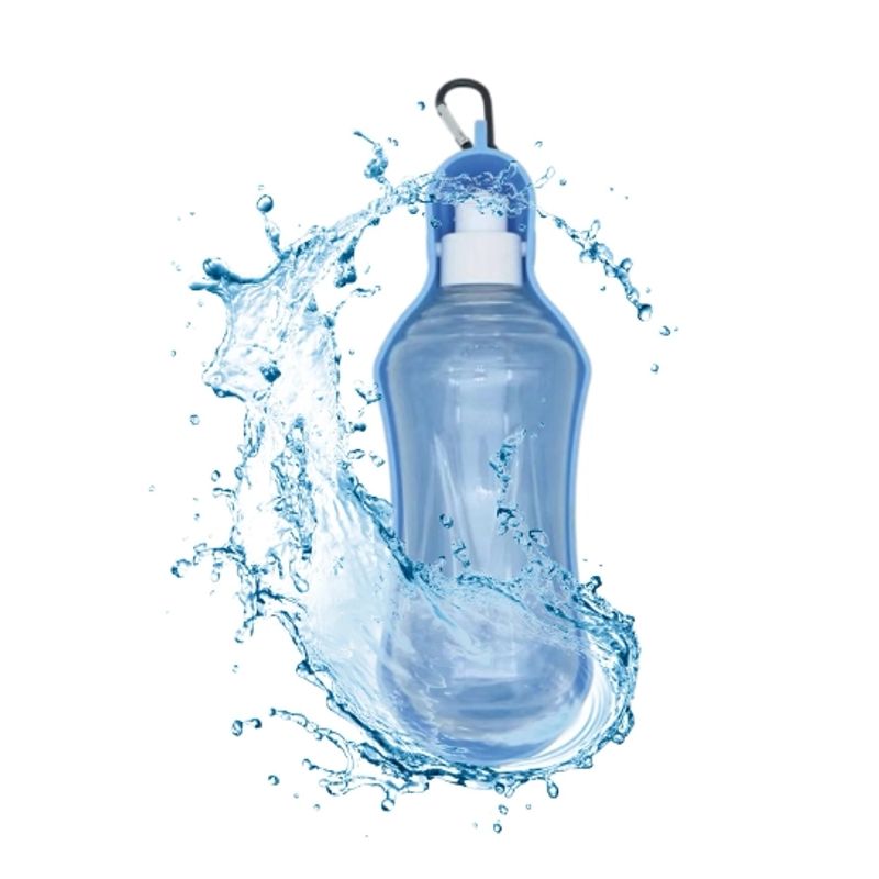GENERICO - Botella De Agua Plegable Para Perros Y Gatos 500Ml