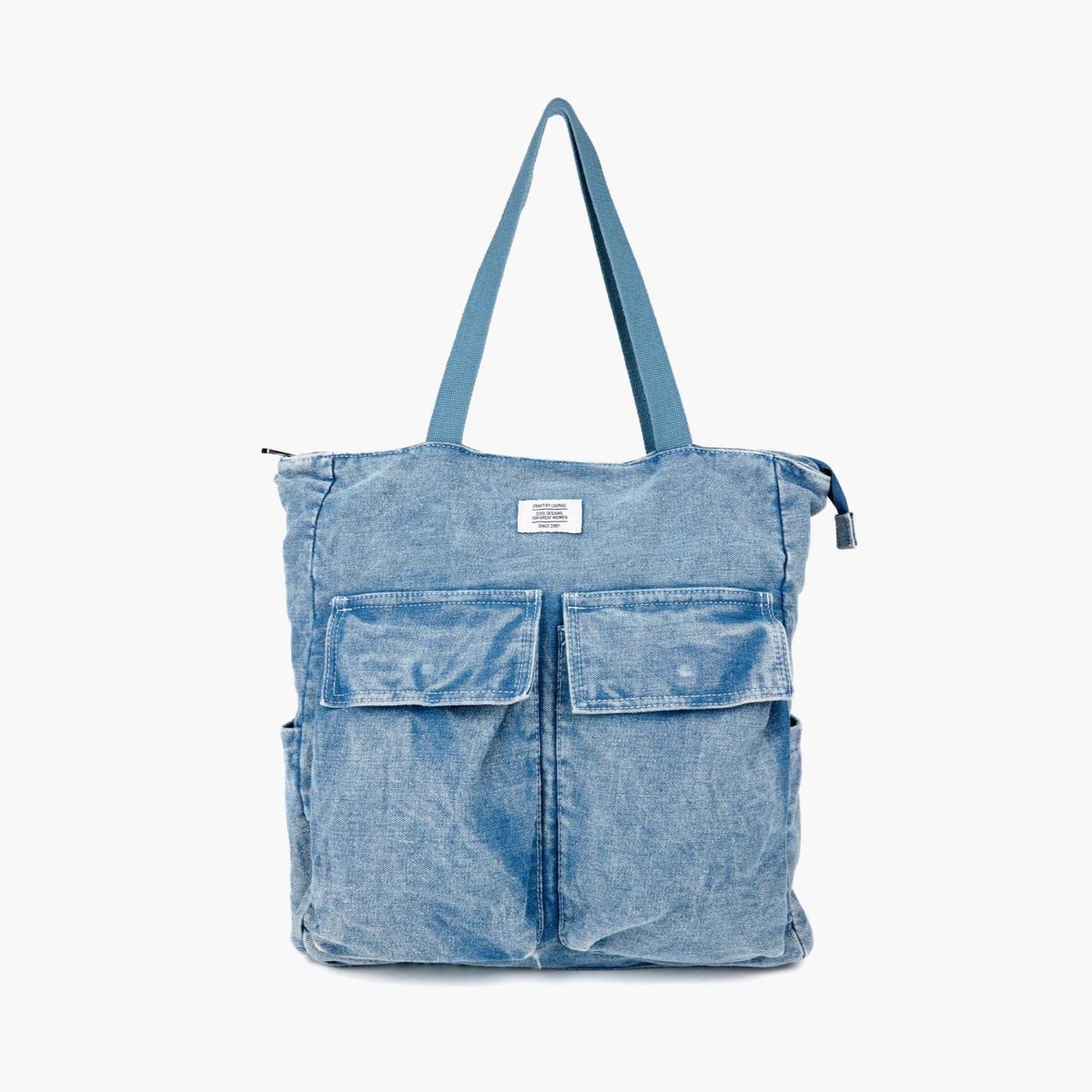 LOUNGE - Cartera De Hombro Mujer Denim Azul