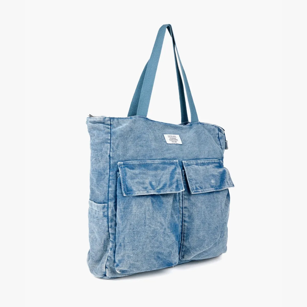 LOUNGE - Cartera De Hombro Mujer Denim Azul