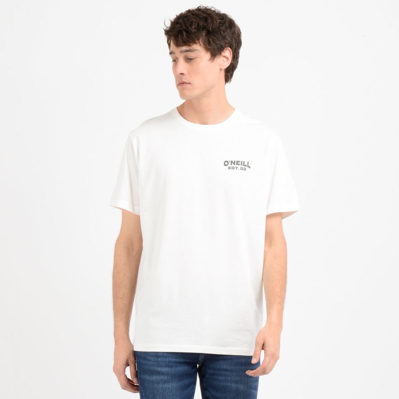 O'NEILL - POLERA MANGA CORTA BLENDER BEIGE CLARO