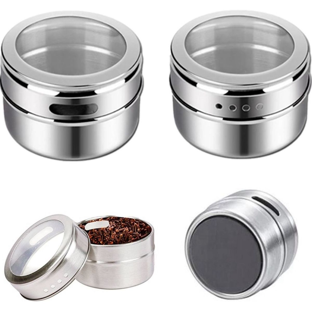 GENERICO - ESPECIERO MAGNETICO 6 PIEZAS