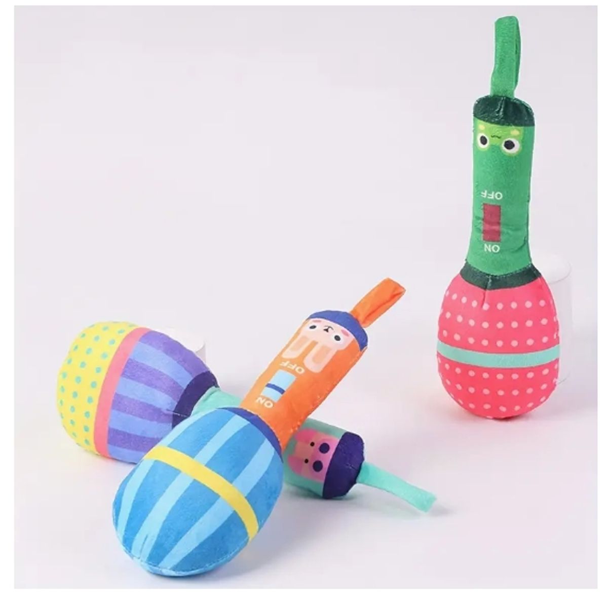 GENERICO - Micrófono Juguete De Peluche  Para Masticar De Mascotas