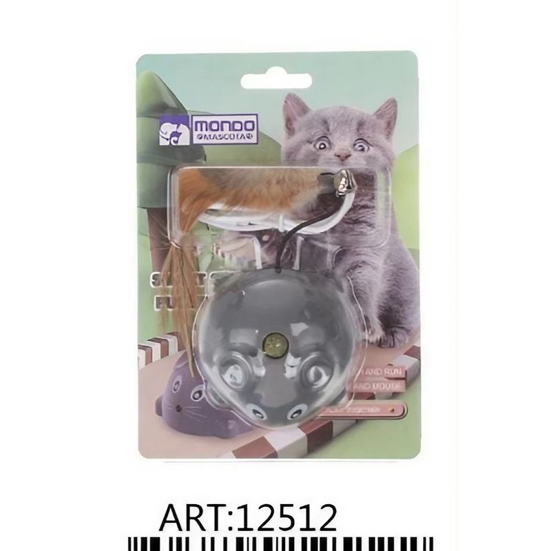 GENERICO - Juegue para gato ratoncito interactivo movimiento Mascota
