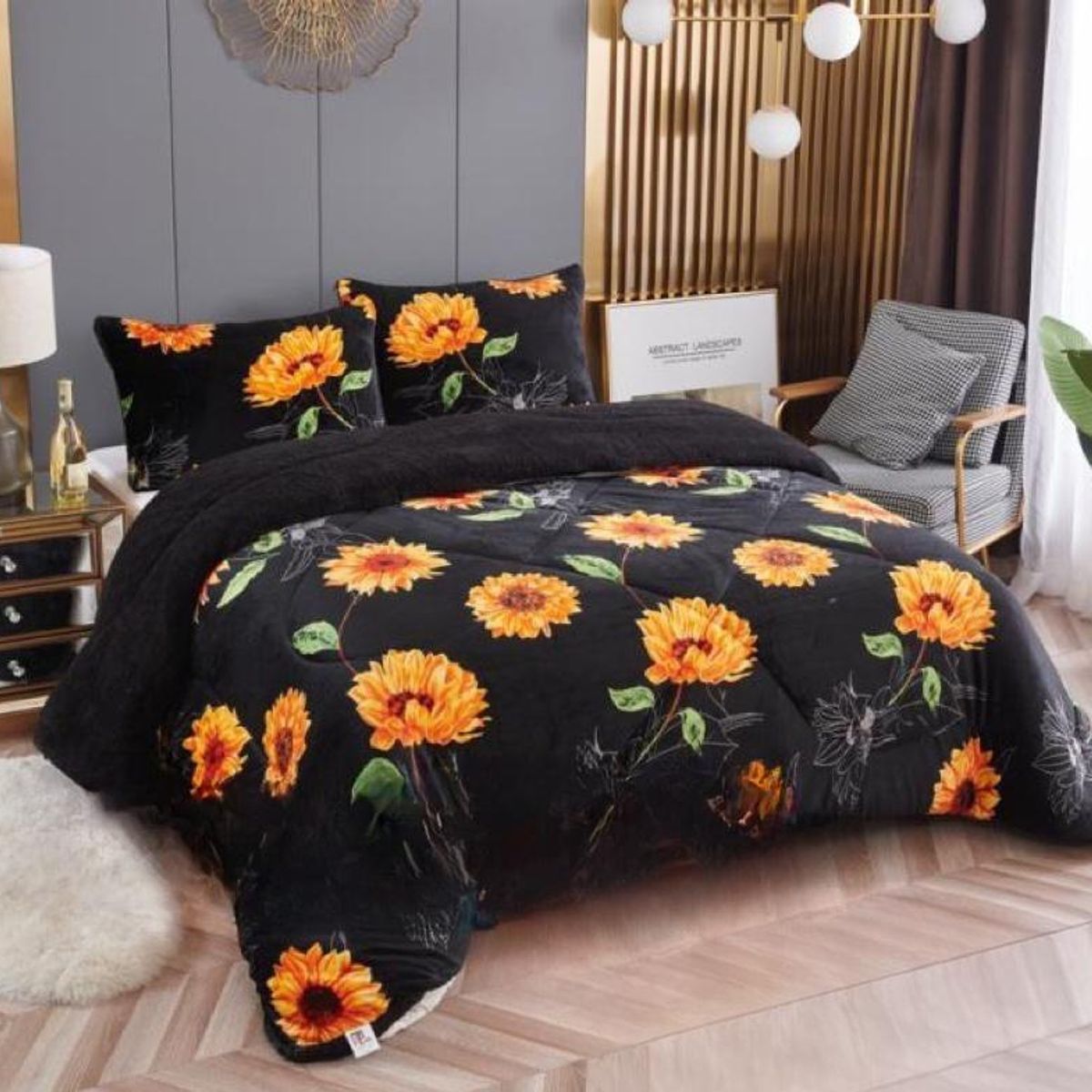 GENERICO - Cobertores Con Chiporro Plush De 2 Plazas