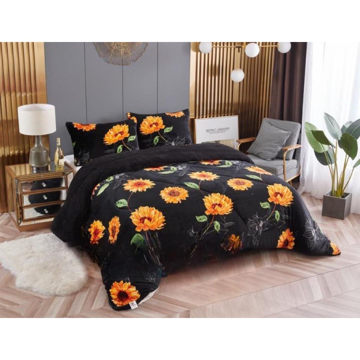 GENERICO - Cobertores Con Chiporro Plush De 2 Plazas