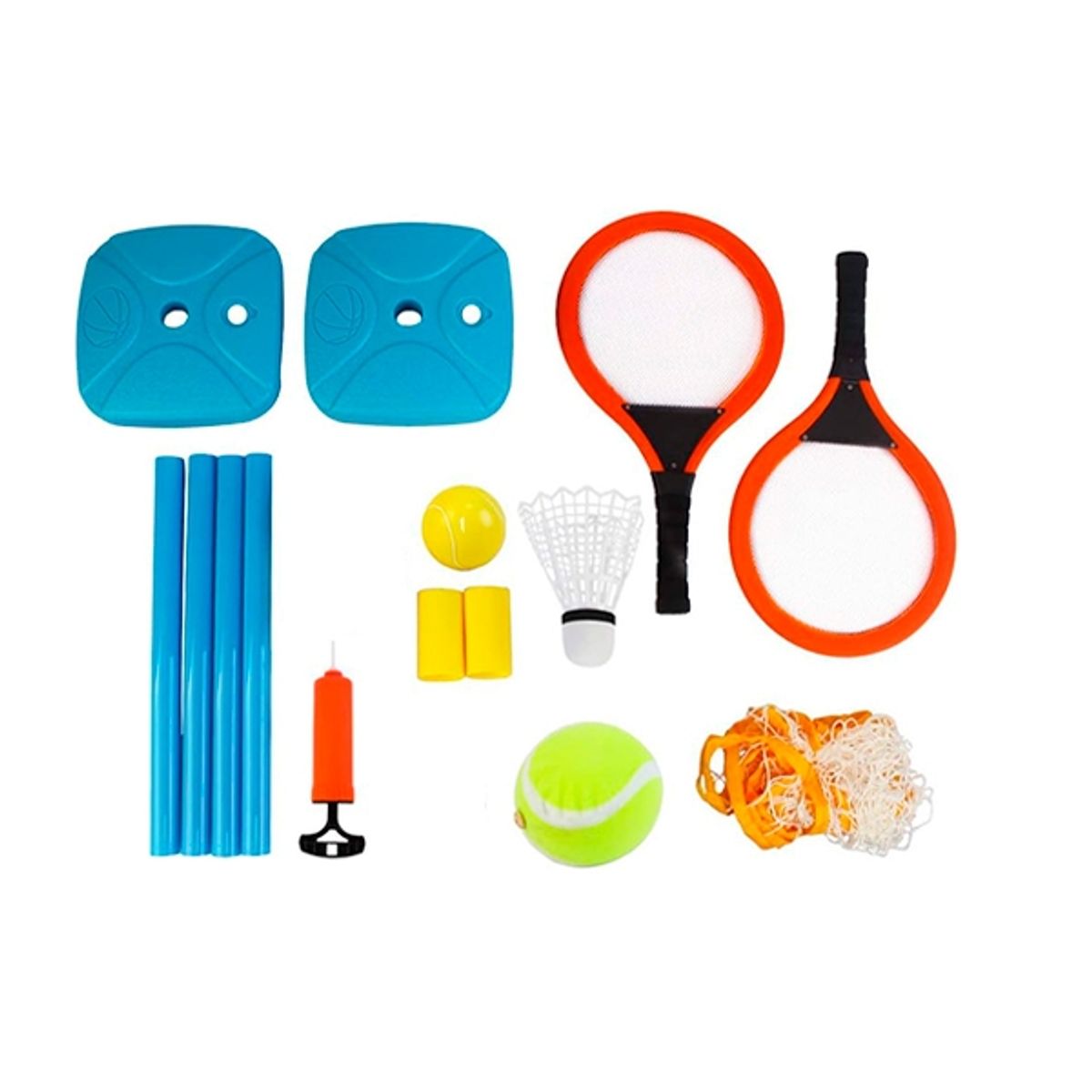 GENERICO - Tenis Badminton Paletas Set Malla  APW-8622