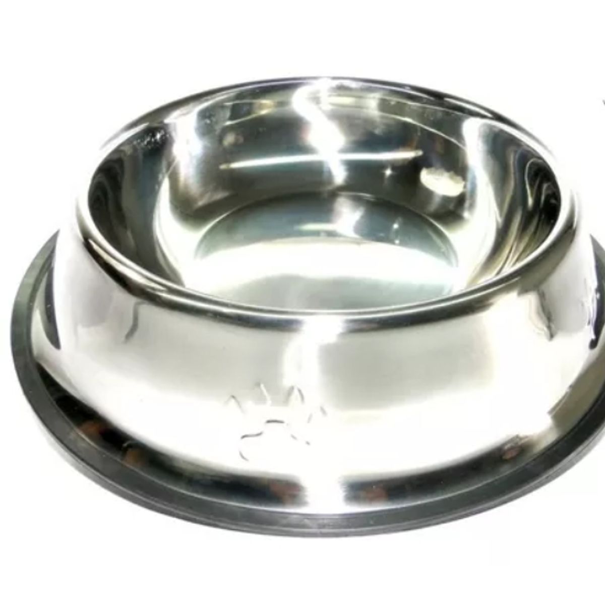 GENERICO - Comedero Plato Metálico Para Perros Y Gatos
