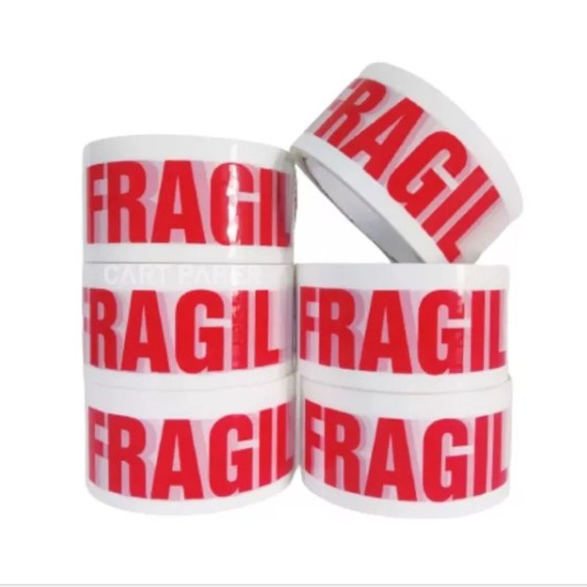 GENERICO - Pack 2 Cintas Fragil Cinta De Embalaje