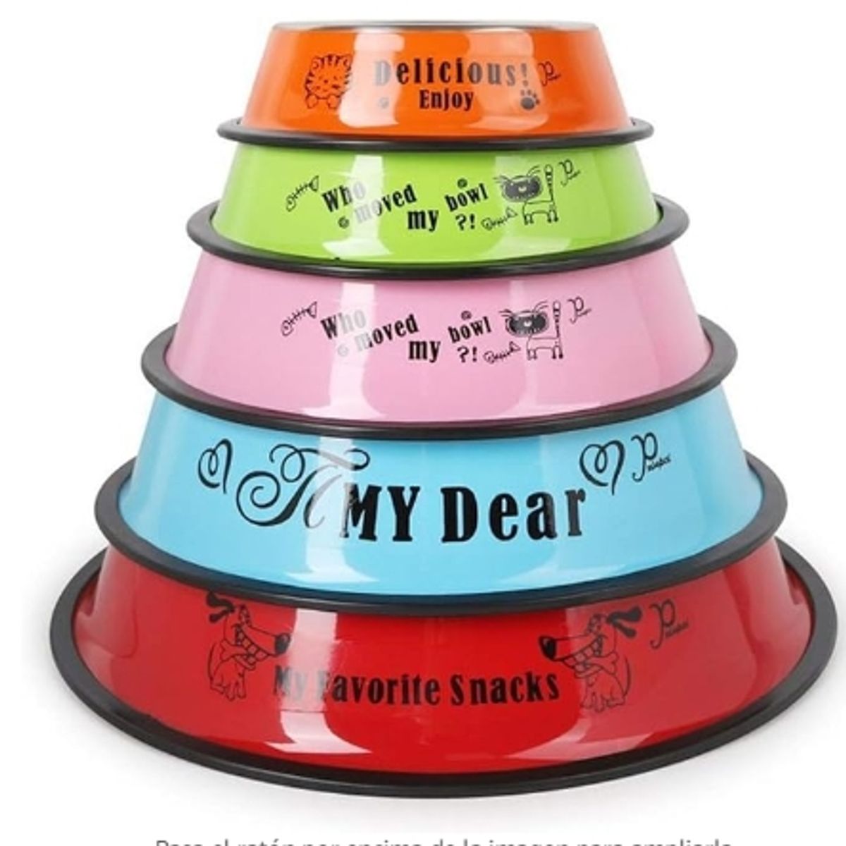 GENERICO - Comedero Para Mascotas Perro Acero Inoxidable