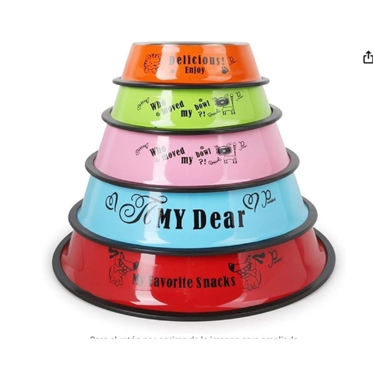 GENERICO - Comedero Para Mascotas Perro Acero Inoxidable