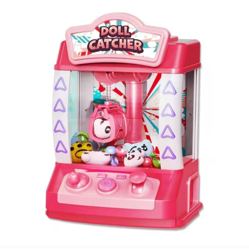GENERICO - Juego De Mini Arcade Claw Machine Rosada