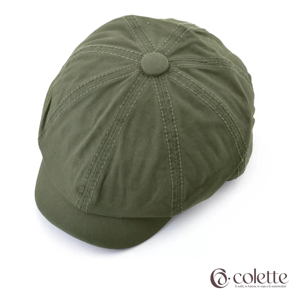 COLETTE - Boina Octogonal Newsboy Casual Elegante Colores Varios