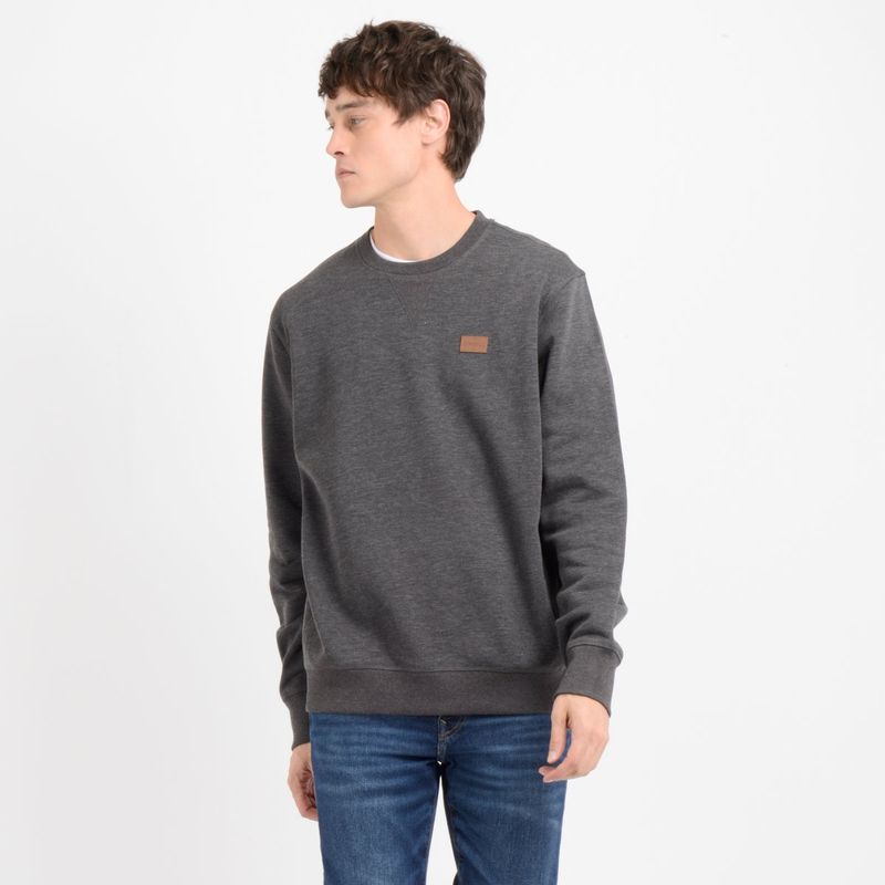 O'NEILL - POLERON CUELLO REDONDO GRIS OSCURO BAVARO CREW