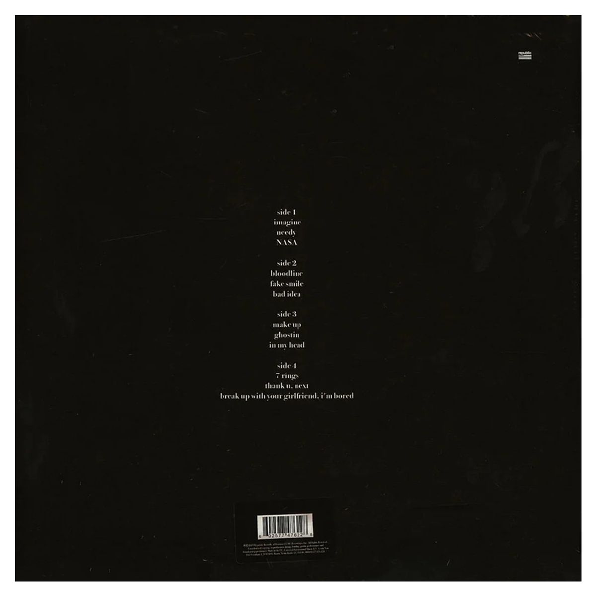 GENERICO - Ariana Grande - Thank U Next - Vinilo Doble