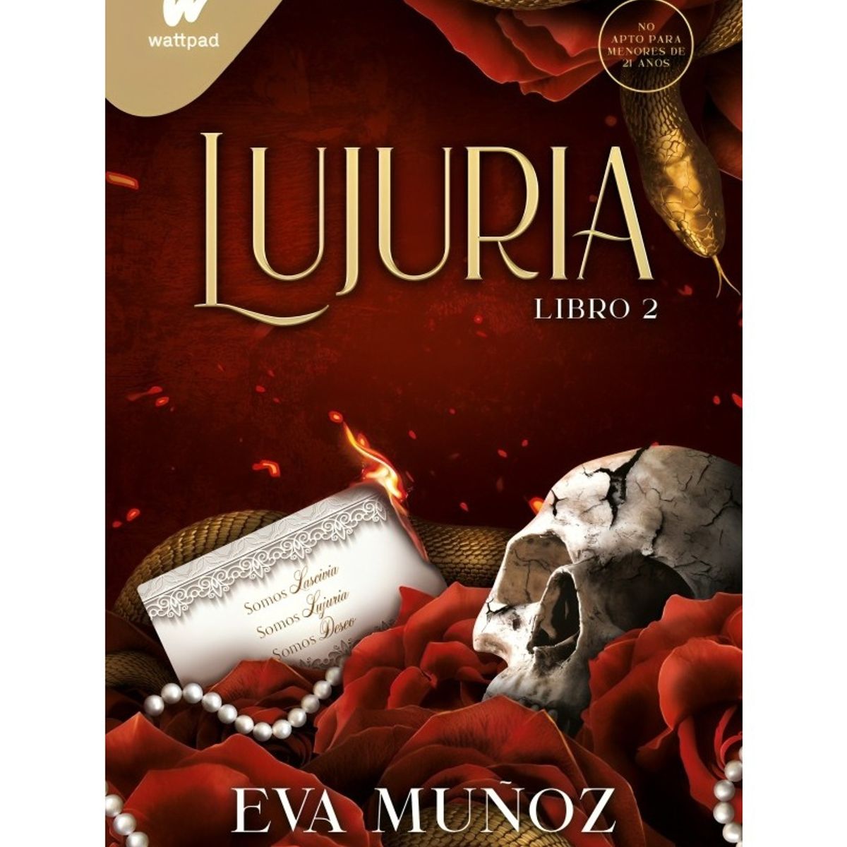 TOP10BOOKS - LIBRO Lujuria. Libro 2 (pecados Placenteros 2) - Eva Muñoz