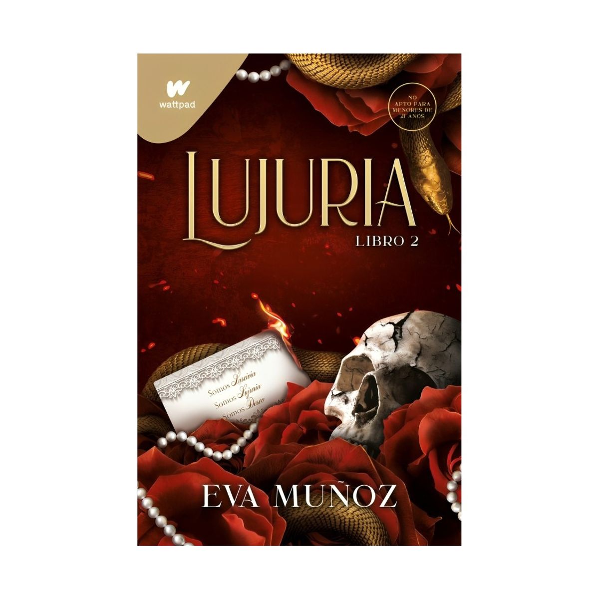 TOP10BOOKS - LIBRO Lujuria. Libro 2 (pecados Placenteros 2) - Eva Muñoz