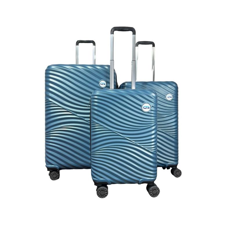 OX - SET 3 MALETAS SAHARA CTR  AZUL METALICO  L+ M+ S