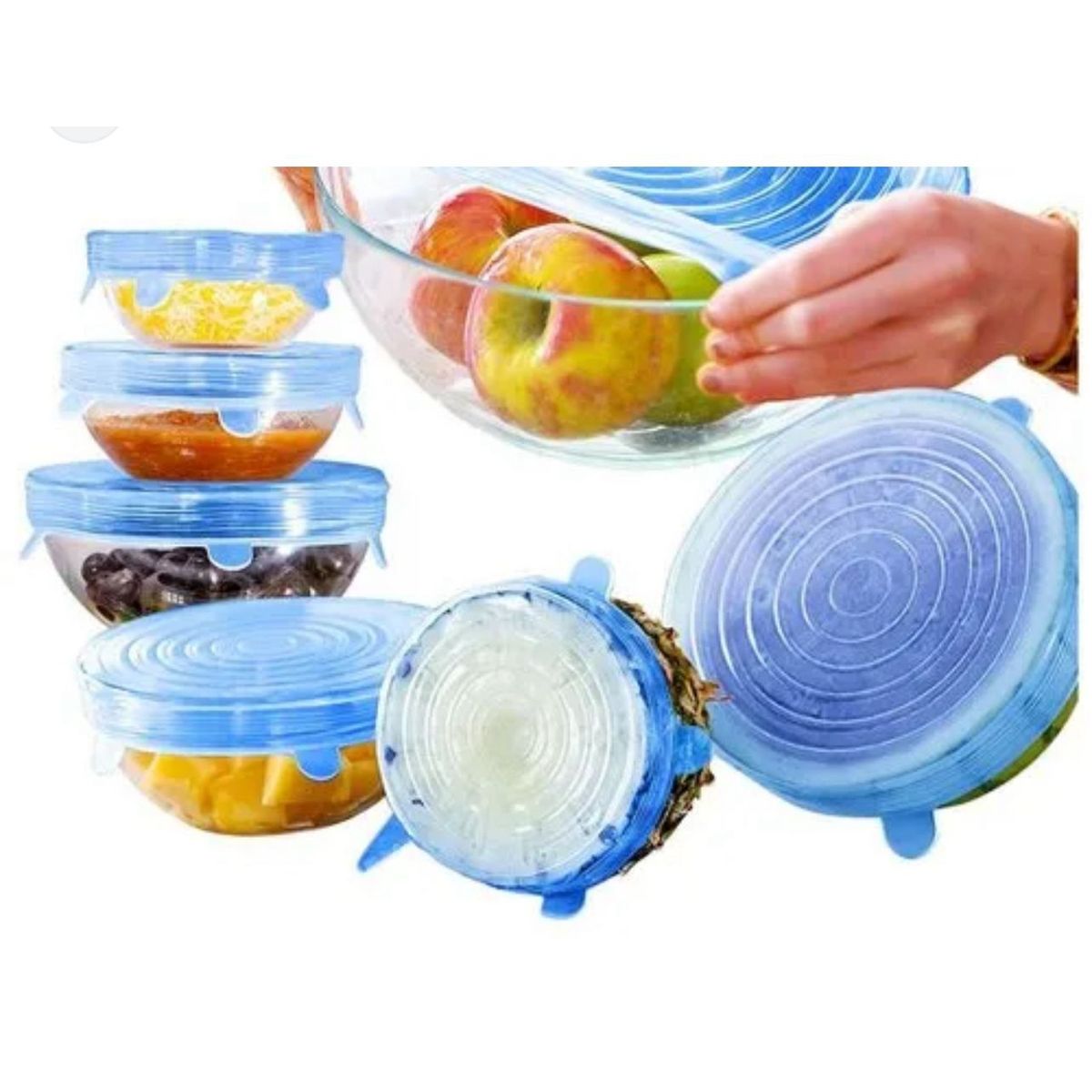 GENERICO - SET 6 TAPAS DE SILICONA