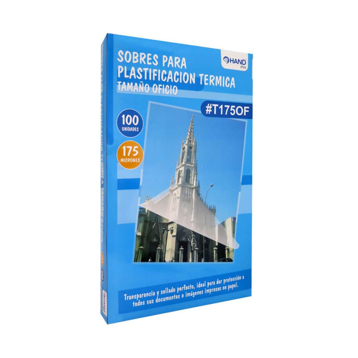 HAND - 100 Laminas Micas Termolaminadora Oficio 175 Micrones - SC