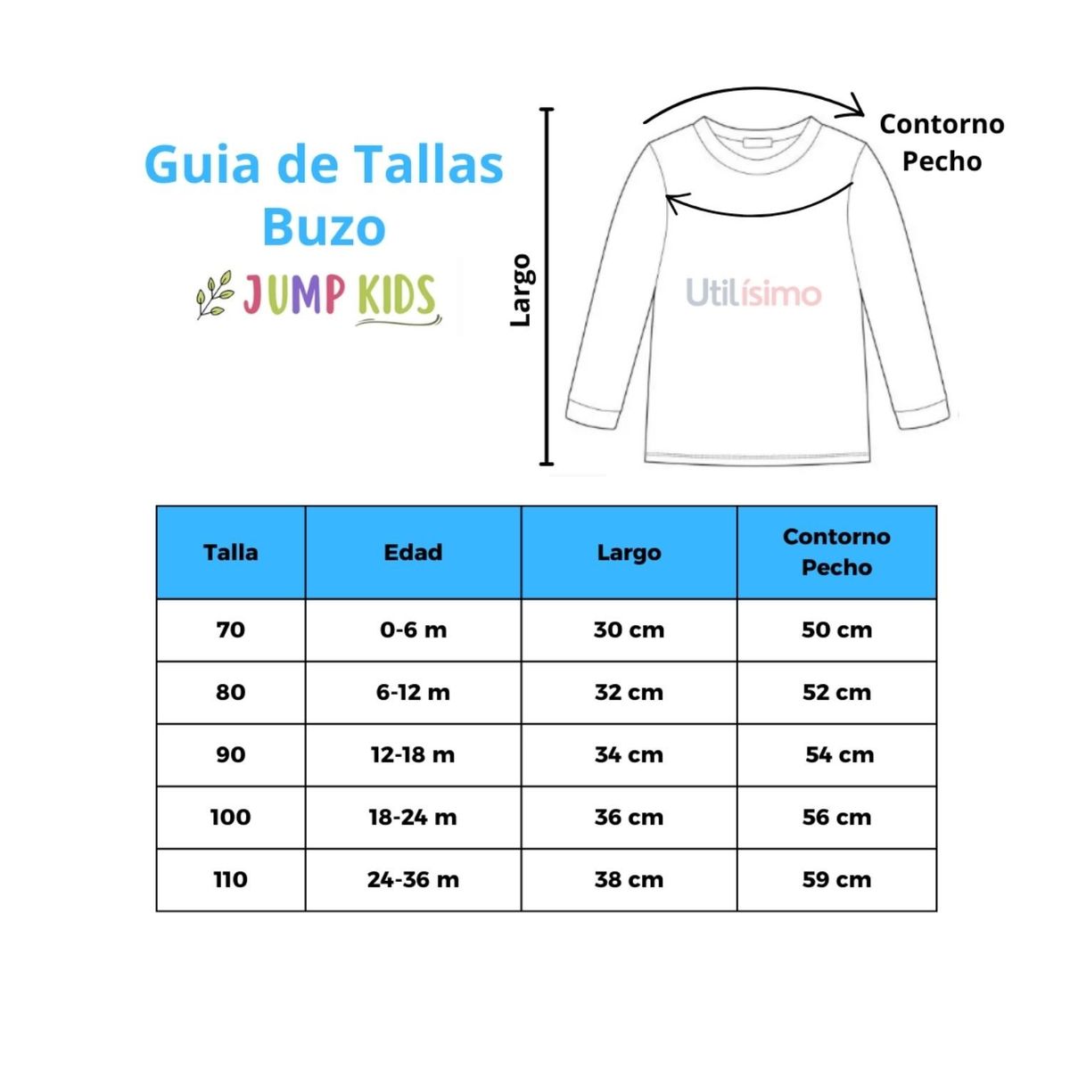 JUMP KIDS - Set 2 Piezas Buzo Niña Flores Verde Claro Jump Kids 100% Algodón