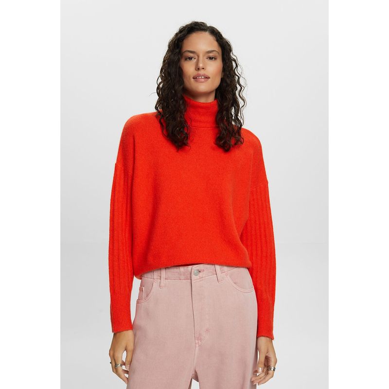 ESPRIT - Sweater De Cuello Alto Mujer Esprit ESPRIT