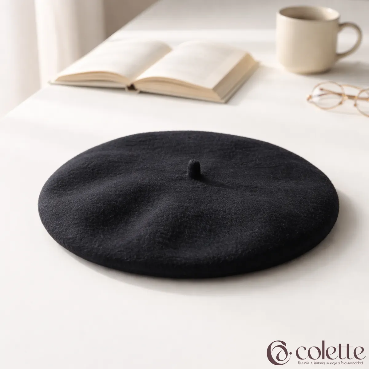 COLETTE - Boina Francesa Parisina Modelo Classic Beret