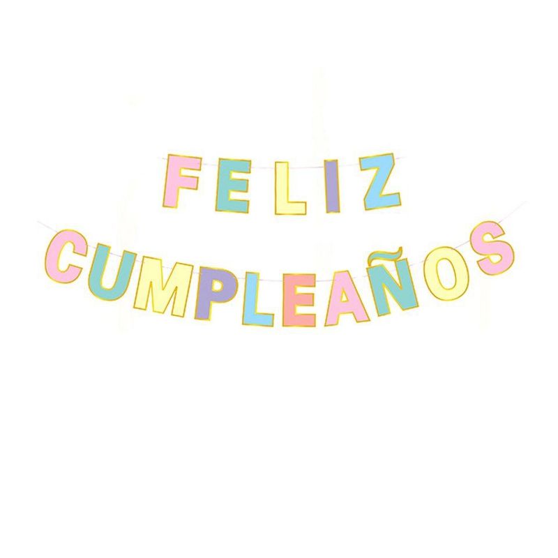 GENERICO - Guirnalda Feliz Cumpleaños 450cm