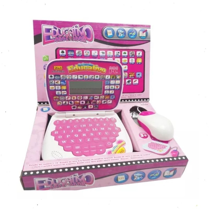 GENERICO - Computador Didáctico Interactivo Para Niñas Español-ingles
