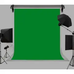 GENERICO - Tela delgada Croma para fotografía y video con 4 pinzas