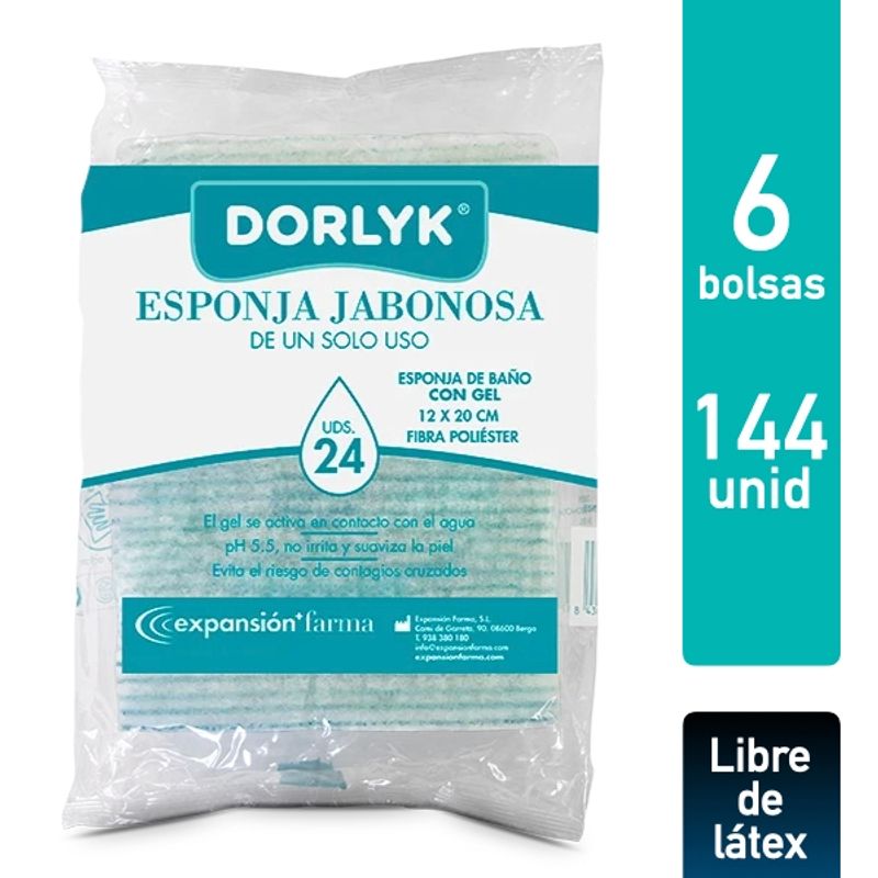 DORLYK - Toalla Jabonosa Desechable Dorlyk 144 Unidades