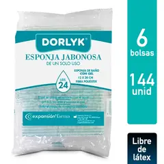 DORLYK - Toalla Jabonosa Desechable 144 Unidades