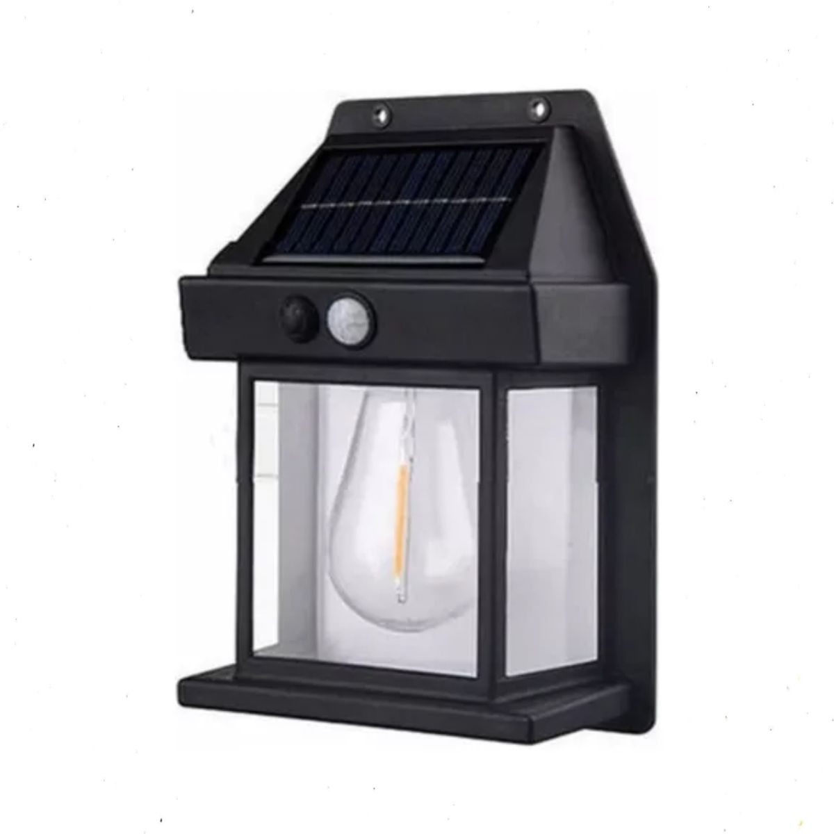 GENERICO - Farol Solar De Pared + Sensor Movimiento Luz Cálida Exterior