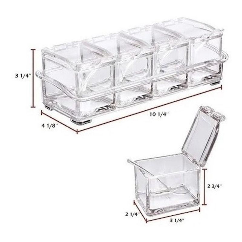 GENERICO - Organizador Especieros Frascos Condimentos Cocina